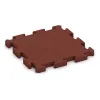 Paddockmatte von WARCO im Farbdesign Opečno rdeča mit den Abmessungen 500 x 500 x 40 mm. Produktfoto von Artikel 3652 in der Aufsicht von schräg vorne.