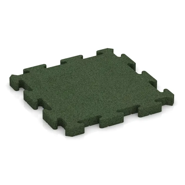 Paddockmatte von WARCO im Farbdesign Travna zelena mit den Abmessungen 500 x 500 x 40 mm. Produktfoto von Artikel 4082 in der Aufsicht von schräg vorne.