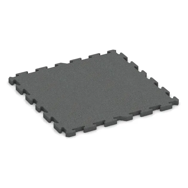 Fitnes zaščitna podlaga HD von WARCO im Farbdesign Lupkovosiva mit den Abmessungen 1000 x 1000 x 40 mm. Produktfoto von Artikel 3484 in der Aufsicht von schräg vorne.