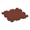 Gehwegplatte von WARCO im Farbdesign Opečno rdeča mit den Abmessungen 500 x 500 x 30 mm. Produktfoto von Artikel 2792 in der Aufsicht von schräg vorne.
