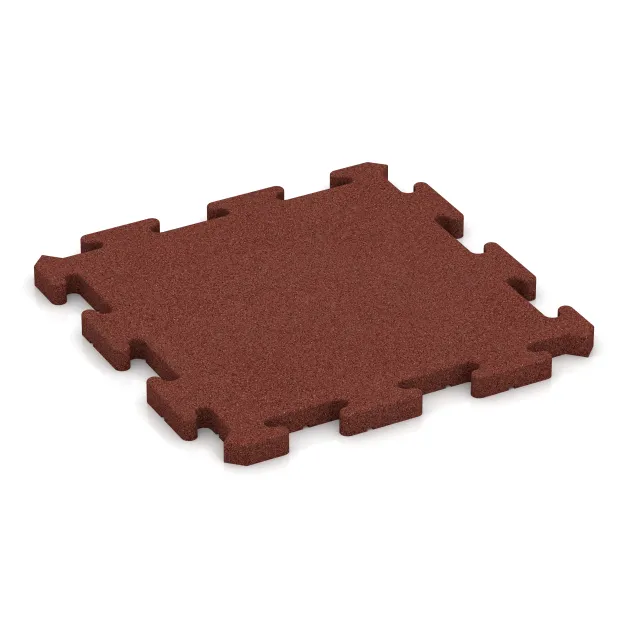 Gehwegplatte von WARCO im Farbdesign Opečno rdeča mit den Abmessungen 500 x 500 x 30 mm. Produktfoto von Artikel 2792 in der Aufsicht von schräg vorne.