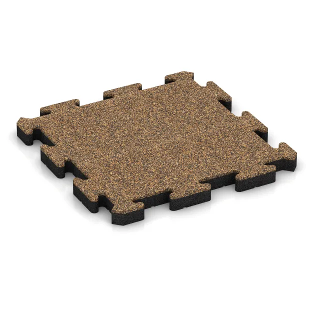 Fitnes zaščitna podlaga HD von WARCO im Farbdesign Maroko mit den Abmessungen 500 x 500 x 50 mm. Produktfoto von Artikel 3125 in der Aufsicht von schräg vorne.