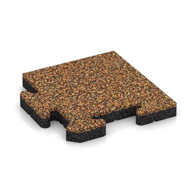 Kotna plošča (izrezana v proizvodnji) von WARCO im Farbdesign Terra Cotta mit den Abmessungen 235 x 235 x 30 mm. Produktfoto von Artikel 4878 in der Aufsicht von schräg vorne.