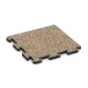 Kotna plošča HD von WARCO im Farbdesign Travertin mit den Abmessungen 485 x 485 x 30 mm. Produktfoto von Artikel 5054 in der Aufsicht von schräg vorne.