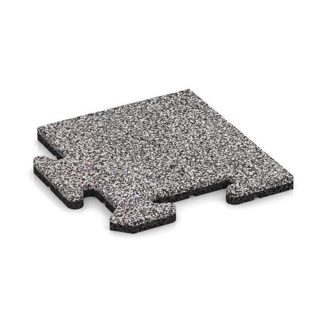 Kotna plošča HD von WARCO im Farbdesign Sivi melange mit den Abmessungen 235 x 235 x 18 mm. Produktfoto von Artikel 4684 in der Aufsicht von schräg vorne.