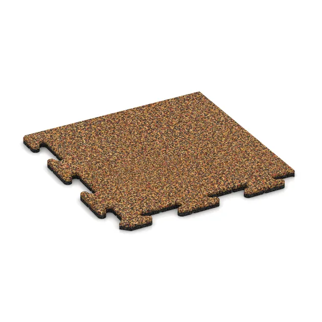 Kotna plošča HD von WARCO im Farbdesign Terra Cotta mit den Abmessungen 485 x 485 x 18 mm. Produktfoto von Artikel 4788 in der Aufsicht von schräg vorne.