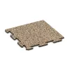 Kotna plošča HD von WARCO im Farbdesign Travertin mit den Abmessungen 485 x 485 x 18 mm. Produktfoto von Artikel 4800 in der Aufsicht von schräg vorne.