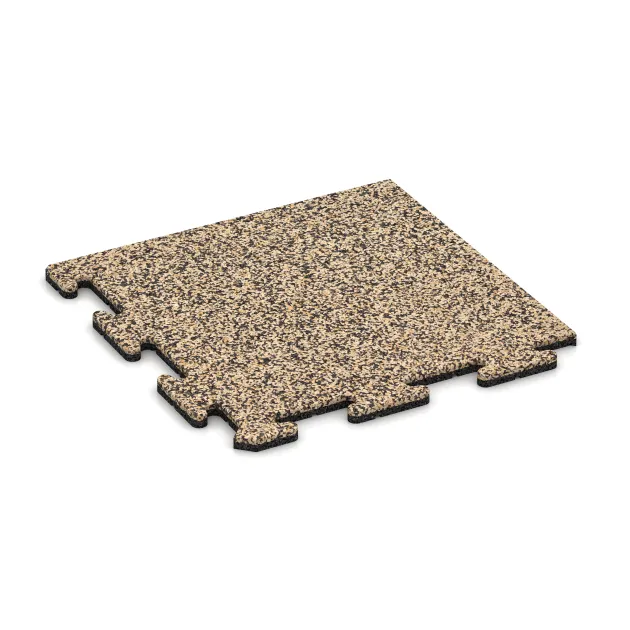 Kotna plošča HD von WARCO im Farbdesign Travertin mit den Abmessungen 485 x 485 x 18 mm. Produktfoto von Artikel 4800 in der Aufsicht von schräg vorne.