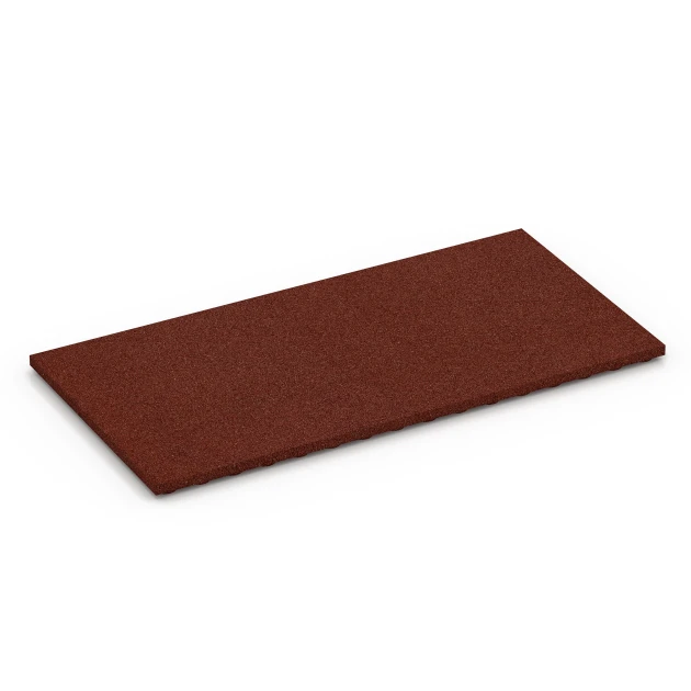 Stallplatte von WARCO im Farbdesign Opečno rdeča mit den Abmessungen 100 x 50 x 3 cm. Produktfoto von Artikel 6645 in der Aufsicht von schräg vorne.