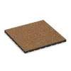 Talna plošča za teraso 3 cm von WARCO im Farbdesign Terra Cotta mit den Abmessungen 500 x 500 x 30 mm. Produktfoto von Artikel 5481 in der Aufsicht von schräg vorne.