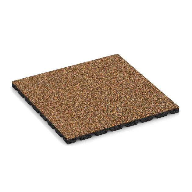 Talna plošča za teraso 3 cm von WARCO im Farbdesign Terra Cotta mit den Abmessungen 500 x 500 x 30 mm. Produktfoto von Artikel 5481 in der Aufsicht von schräg vorne.