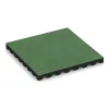 Varnostna gumijasta plošča za otroška igrišča 4,5 cm - EN 1177 ≤ 135 cm von WARCO im Farbdesign Bledo zelena mit den Abmessungen 500 x 500 x 45 mm. Produktfoto von Artikel 5538 in der Aufsicht von schräg vorne.