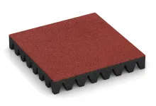 Varnostna gumijasta plošča za otroška igrišča 8 cm - EN 1177 ≤ 215 cm