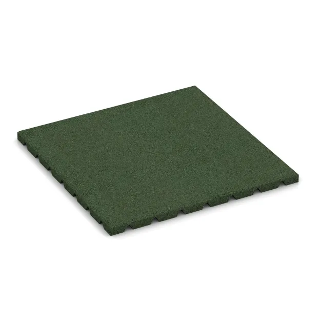 Wandschutzplatte von WARCO im Farbdesign Travna zelena mit den Abmessungen 500 x 500 x 25 mm. Produktfoto von Artikel 0528 in der Aufsicht von schräg vorne.