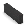 Stopnica iz gumnega granulata von WARCO im Farbdesign Antracit mit den Abmessungen 100 x 30 x 15 cm. Produktfoto von Artikel 7028 in der Aufsicht von schräg vorne.