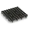 Plastična stabilizacijska rešetka von WARCO im Farbdesign Mat črna mit den Abmessungen 476 x 476 x 40 mm | 0,226 m². Produktfoto von Artikel 5207 in der Aufsicht von schräg vorne.