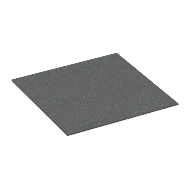Gummigranulat-Platte von WARCO im Farbdesign Lupkovosiva mit den Abmessungen 1000 x 1000 x 7 mm. Produktfoto von Artikel 4308 in der Aufsicht von schräg vorne.