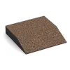 Rand-Platte (eine Seite abgeschrägt) von WARCO im Farbdesign Losa in Koren mit den Abmessungen 500 x 500 x 100 mm. Produktfoto von Artikel 3820 in der Aufsicht von schräg vorne.
