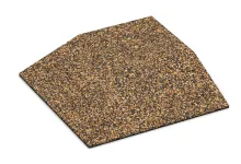 Eck-Platte (zwei Seiten abgeschrägt)