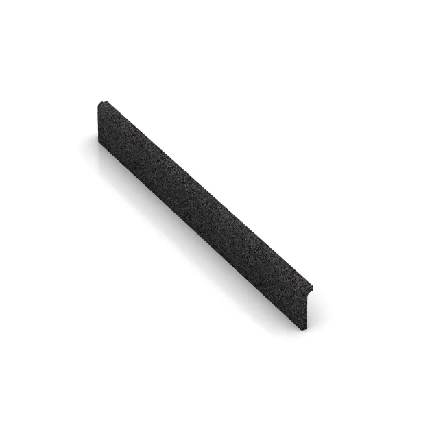 Podnožna letev von WARCO im Farbdesign Antracit mit den Abmessungen 750 x 20 x 80 mm. Produktfoto von Artikel 2263 in der Aufsicht von schräg vorne.