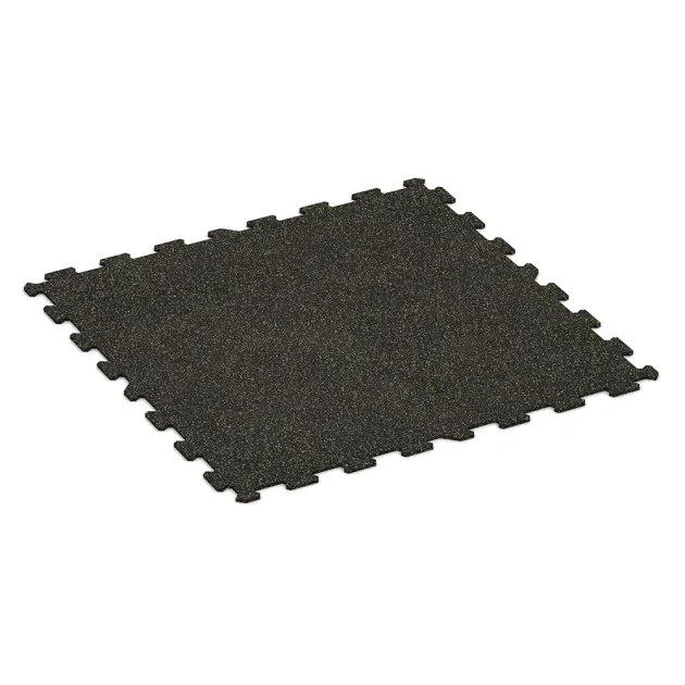 Treppenbelag von WARCO im Farbdesign Lehko rumeno posipana mit den Abmessungen 970 x 970 x 8 mm | 0,94 m. Produktfoto von Artikel 1047 in der Aufsicht von schräg vorne.