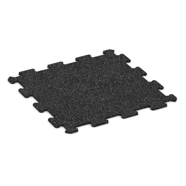 Fitnes Podlaga Kompakt von WARCO im Farbdesign Rahlo sivo posuto mit den Abmessungen 485 x 485 x 8 mm | 0,235 m². Produktfoto von Artikel 0920 in der Aufsicht von schräg vorne.