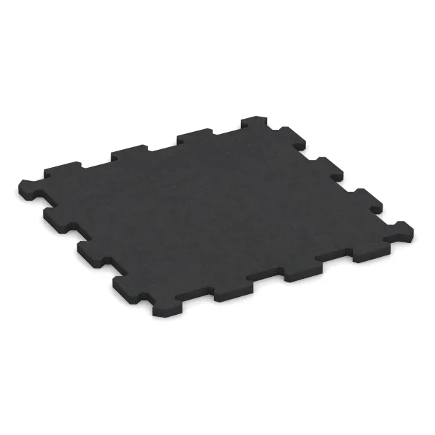 Fitnes Podlaga Kompakt von WARCO im Farbdesign Matna antracitna mit den Abmessungen 485 x 485 x 16 mm | 0,235 m². Produktfoto von Artikel 1003 in der Aufsicht von schräg vorne.