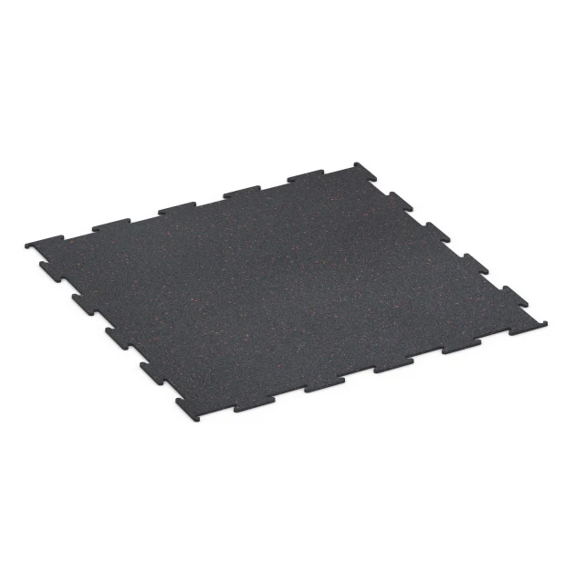Fitnes talna obloga Kompakt von WARCO im Farbdesign Rahlo rdeče posuto mit den Abmessungen 100 × 100 × 0,8 cm. Produktfoto von Artikel 6450 in der Aufsicht von schräg vorne.