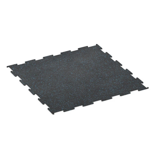 Talna obloga za fitnes Kompakt von WARCO im Farbdesign Rahlo modro posuta mit den Abmessungen 100 x 100 x 0,8 cm | 1,00 m². Produktfoto von Artikel 6451 in der Aufsicht von schräg vorne.