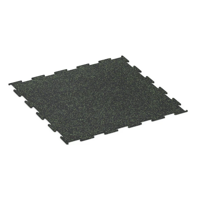 Talna obloga za fitnes Kompakt von WARCO im Farbdesign Rahlo zeleno posuta mit den Abmessungen 100 x 100 x 0,8 cm | 1,00 m². Produktfoto von Artikel 6453 in der Aufsicht von schräg vorne.