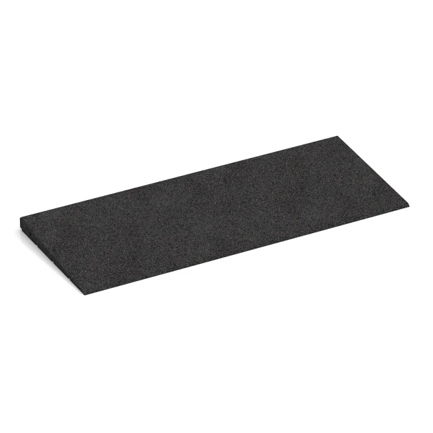 Klančina za prag 75 cm von WARCO im Farbdesign Antracit mit den Abmessungen 75 x 30 cm | 8 < 30 mm. Produktfoto von Artikel 2348 in der Aufsicht von schräg vorne.