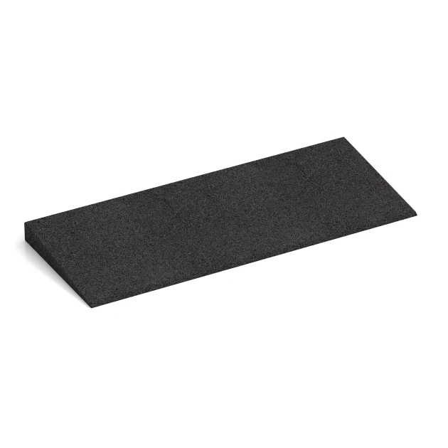 Pragovna rampa 75 von WARCO im Farbdesign Antracit mit den Abmessungen 75 x 30 cm | 8 < 45 mm. Produktfoto von Artikel 2468 in der Aufsicht von schräg vorne.