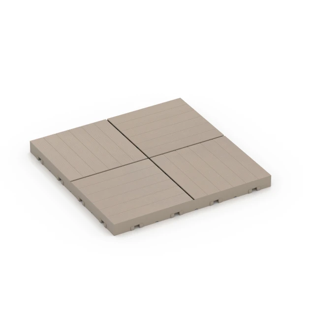 Mozaik – Terasne plošče von WARCO im Farbdesign Vanilija mit den Abmessungen 30 x 30 x 2 cm. Produktfoto von Artikel 6351 in der Aufsicht von schräg vorne.