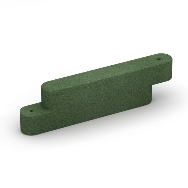 Gumijasti robnik von WARCO im Farbdesign Travnato zelena mit den Abmessungen 100 x 15 x 30 cm. Produktfoto von Artikel 6641 in der Aufsicht von schräg vorne.