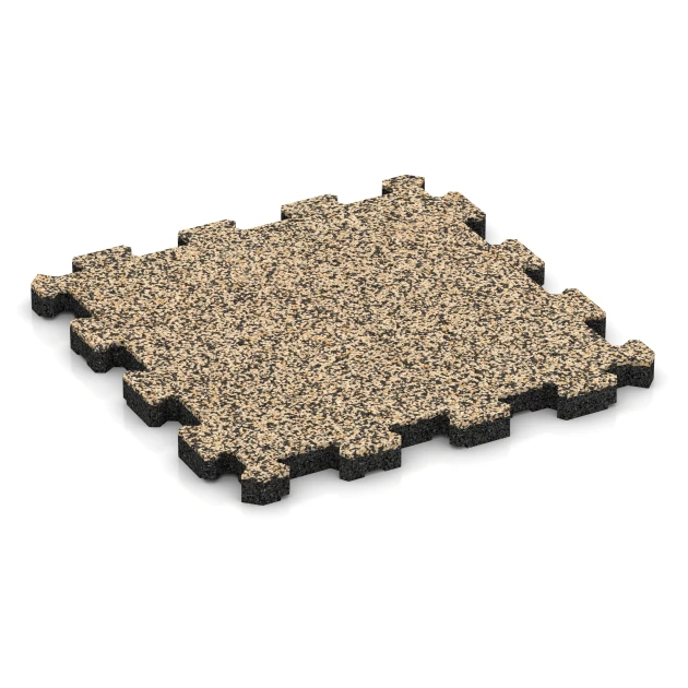 Ploščica za teraso von WARCO im Farbdesign Travertin mit den Abmessungen 30,6 x 30,6 x 2 cm | 0,094 m². Produktfoto von Artikel 3735 in der Aufsicht von schräg vorne.