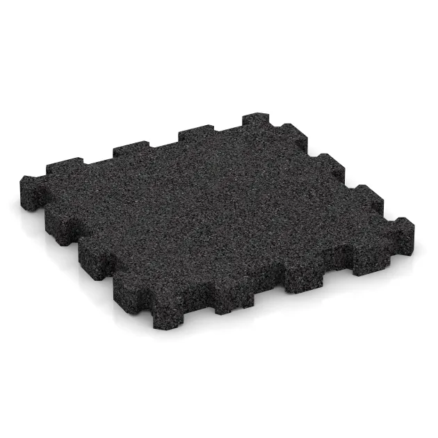 Športna površina brez fug von WARCO im Farbdesign Antracit mit den Abmessungen 306 x 306 x 30 mm. Produktfoto von Artikel 4282 in der Aufsicht von schräg vorne.