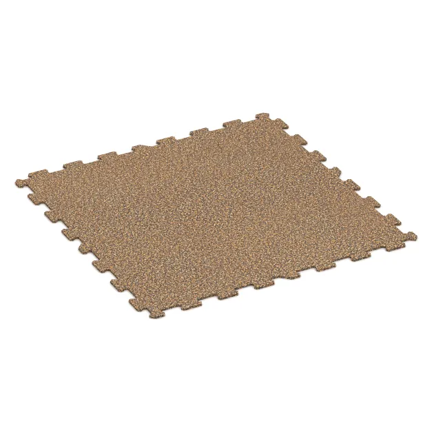 Fitnes Podlaga Kompakt von WARCO im Farbdesign Maroko mit den Abmessungen 970 x 970 x 8 mm | 0,94 m. Produktfoto von Artikel 1032 in der Aufsicht von schräg vorne.