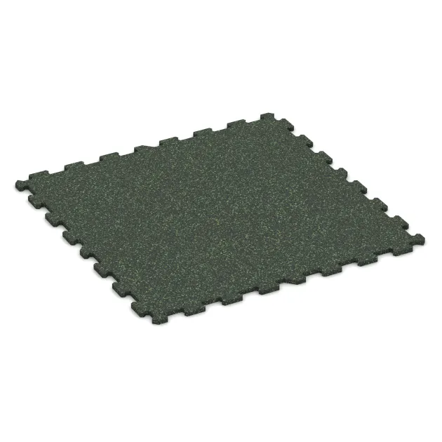 Fitnes Podlaga Kompakt von WARCO im Farbdesign Angleška trava mit den Abmessungen 970 x 970 x 16 mm | 0,94 m². Produktfoto von Artikel 1099 in der Aufsicht von schräg vorne.