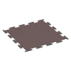Fitness Performance Elite gumijasta talna obloga za fitnes von WARCO im Farbdesign Mineralno rdeča mit den Abmessungen 100 x 100 x 1 cm | 1,00 m². Produktfoto von Artikel 6145 in der Aufsicht von schräg vorne.