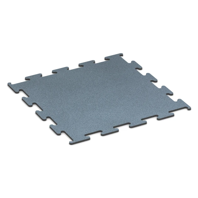 Fitness Performance Elite gumijasta talna obloga za fitnes von WARCO im Farbdesign Patinirano srebro mit den Abmessungen 100 x 100 x 1,5 cm | 1,00 m². Produktfoto von Artikel 6160 in der Aufsicht von schräg vorne.