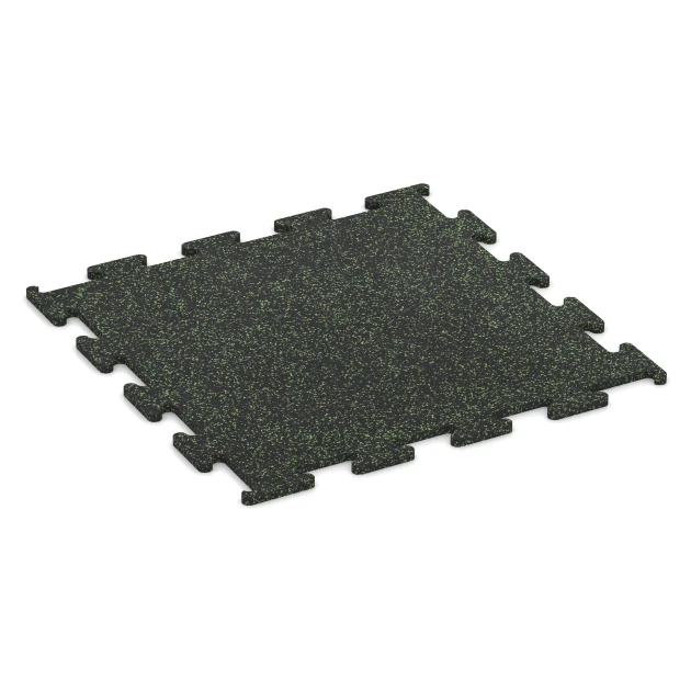 Fitness Performance Elite talna obloga za vadbo von WARCO im Farbdesign Lekko zeleni posipani mit den Abmessungen 100 x 100 x 2 cm | 1,00 m². Produktfoto von Artikel 6979 in der Aufsicht von schräg vorne.