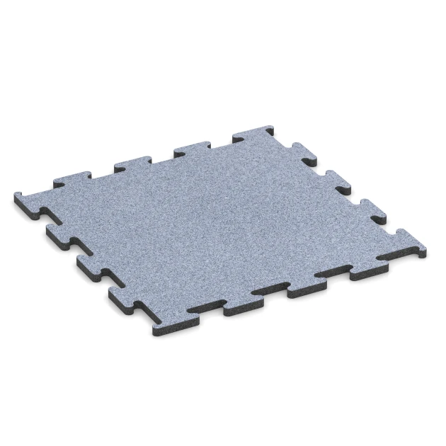 Fitness Performance Elite talna obloga za vadbo von WARCO im Farbdesign Meglenosiva mit den Abmessungen 50 x 50 x 1,5 cm | 0,25 m². Produktfoto von Artikel 6154 in der Aufsicht von schräg vorne.