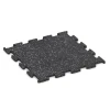 Fitness Performance Elite gumijasta talna obloga za fitnes von WARCO im Farbdesign Rahlo sivo posuta mit den Abmessungen 50 x 50 x 1,5 cm | 0,25 m². Produktfoto von Artikel 3780 in der Aufsicht von schräg vorne.