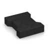 Tlakovec von WARCO im Farbdesign Antracit mit den Abmessungen 20 × 16,5 × 4,3 cm | 0,0278 m². Produktfoto von Artikel 3845 in der Aufsicht von schräg vorne.