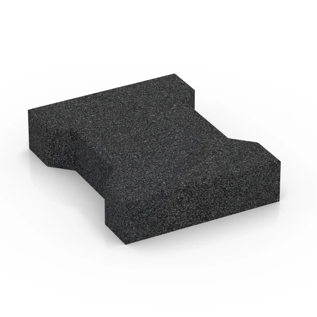 Tlakovec von WARCO im Farbdesign Antracit mit den Abmessungen 20 x 16,5 x 4,5 cm | 0,0278 m². Produktfoto von Artikel 7068 in der Aufsicht von schräg vorne.