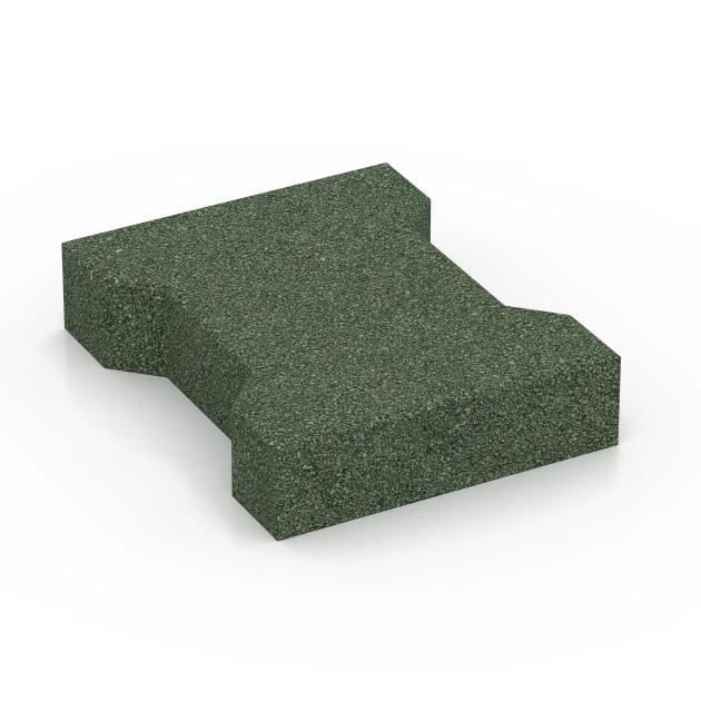 Tlakovec von WARCO im Farbdesign Travnato zelena mit den Abmessungen 20 x 16,5 x 4,5 cm | 0,0278 m². Produktfoto von Artikel 7070 in der Aufsicht von schräg vorne.
