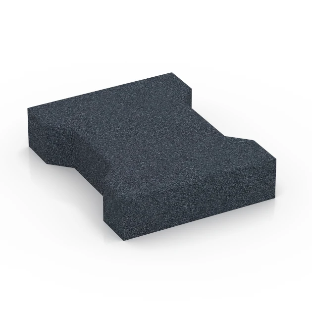 Tlakovec von WARCO im Farbdesign Skrilavosiva mit den Abmessungen 20 x 16,5 x 4,5 cm | 0,0278 m². Produktfoto von Artikel 7071 in der Aufsicht von schräg vorne.