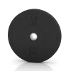 Bumper Plate von WARCO im Farbdesign Antracit mit den Abmessungen 10 kg | ø 45,4 x 5,85 cm. Produktfoto von Artikel 6085 in der Aufsicht von schräg vorne.