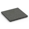 Gumijasta varovalna plošča EPDM – 120 cm von WARCO im Farbdesign Temnosivi granit mit den Abmessungen 50 x 50 x 4 cm | 0,25 m². Produktfoto von Artikel 6422 in der Aufsicht von schräg vorne.