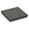 Gumijasta varovalna plošča EPDM – 210 cm von WARCO im Farbdesign Temnosivi granit mit den Abmessungen 50 x 50 x 7 cm | 0,25 m². Produktfoto von Artikel 6440 in der Aufsicht von schräg vorne.